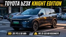 Toyota bZ3X Knight Edition: 201 PS und 520 km Reichweite