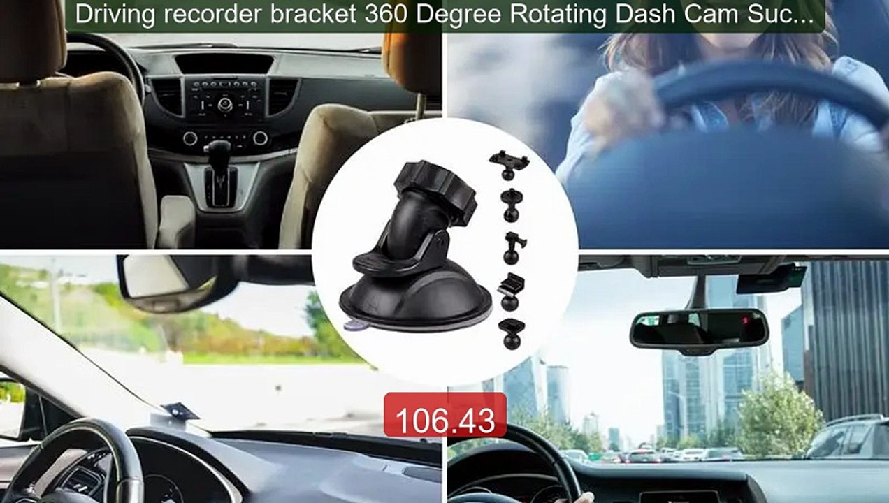 Driving recorder bracket 360 Degree Rotating Dash Cam Sucti... -- Top Pick 2026 | Unbeatable Price!