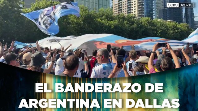 El banderazo de Argentina en Dallas previo a enfrentar a Austria | beIN SPORTS USA
