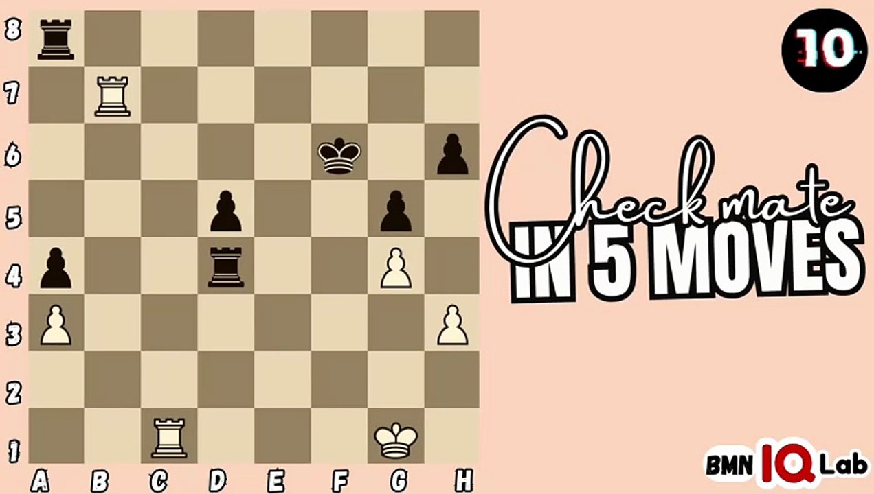 #FastThinking ⚡️🧠 Can you checkmate in 5 moves? (Part 50) (White to play)♟️