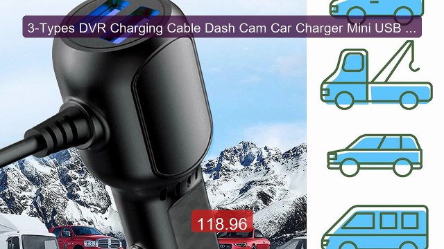 3-Types DVR Charging Cable Dash Cam Car Charger Mini USB Cabl... Amazing Value 2026 | Must Have!