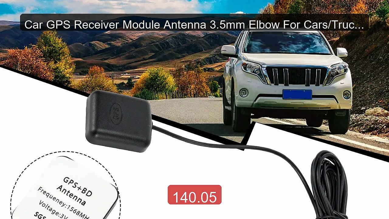 Car GPS Receiver Module Antenna 3.5mm Elbow For Cars/Trucks/SUVs Da... -- Top Rated 2026 | Buy Now!