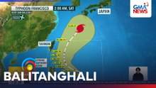 PAGASA - Bagyong #FranciscoPH, bahagyang lumakas habang tinatawid ang Phl Sea | Balitanghali