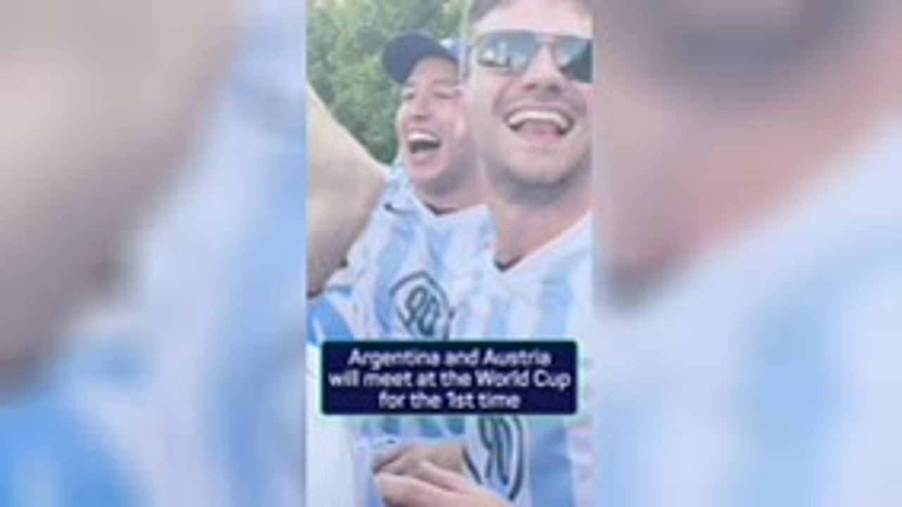 Argentina fans party in Dallas ahead of Austria clash