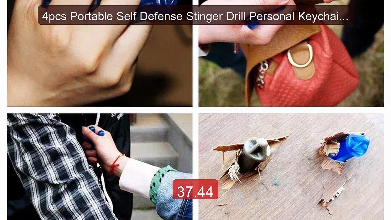 4pcs Portable Self Defense Stinger Drill Personal Keychain Pr... -- Amazing Value 2026 | Must Have!