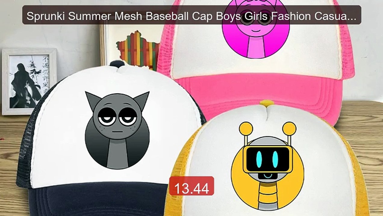 Sprunki Summer Mesh Baseball Cap Boys Girls Fashion Casual Bre... -- Hot Deal 2026 | Limited Offer!