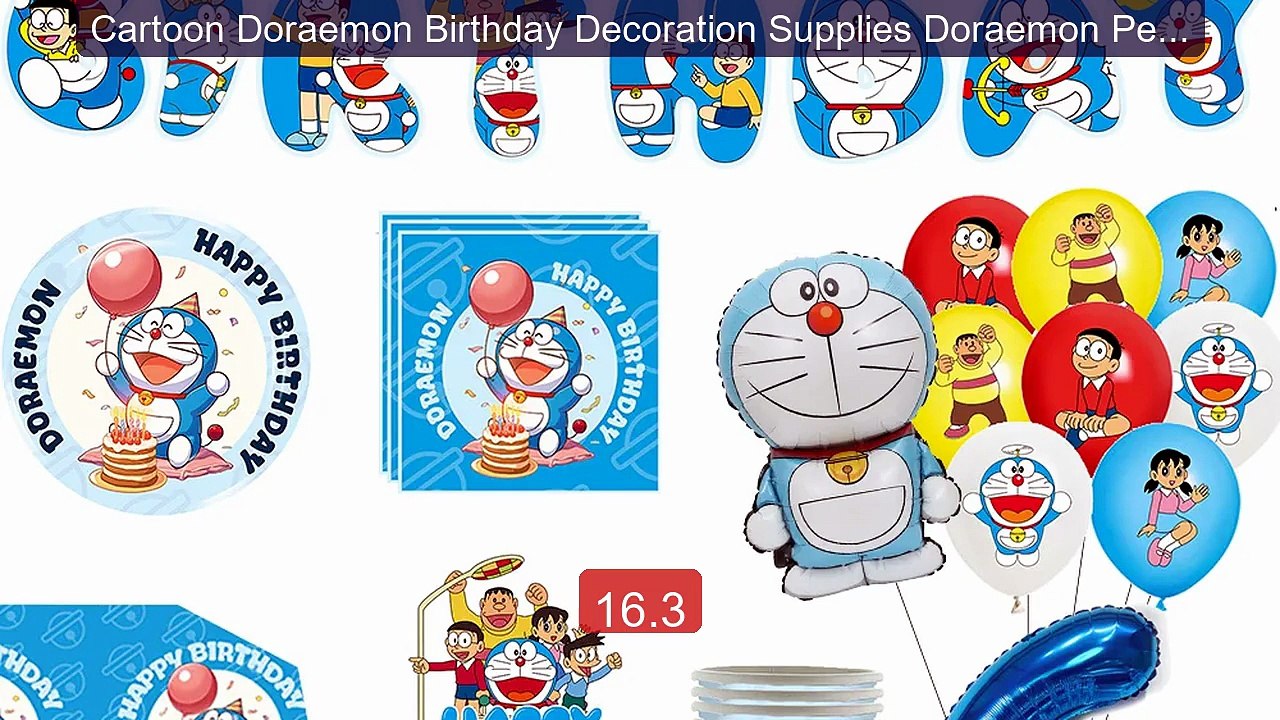 Cartoon Doraemon Birthday Decoration Supplies Doraemon Peripheral P... -- Top Rated 2026 | Buy Now!