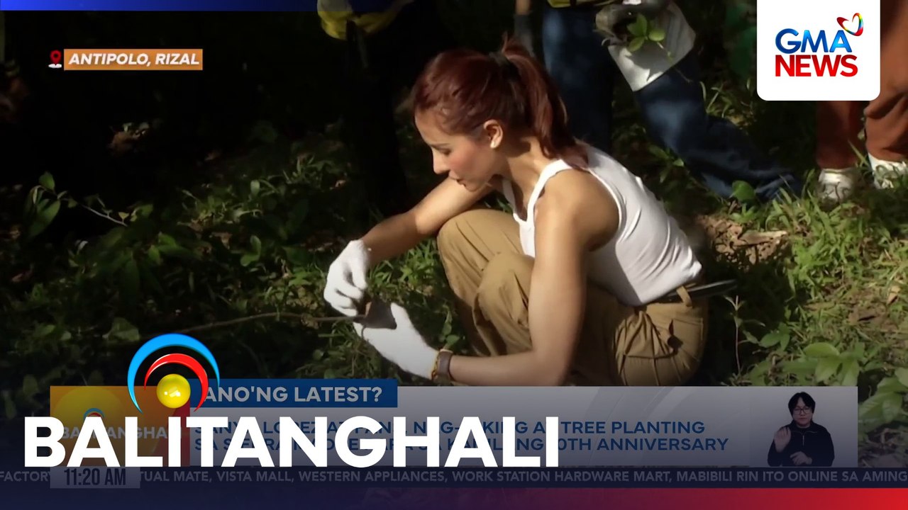 Sanya Lopez at fans, nag-hiking at tree planting sa Sierra Madre para sa kanilang 10th anniversary | Balitanghali