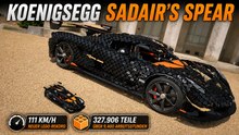 Koenigsegg Sadair's Spear aus Lego fährt Rekord in Goodwood