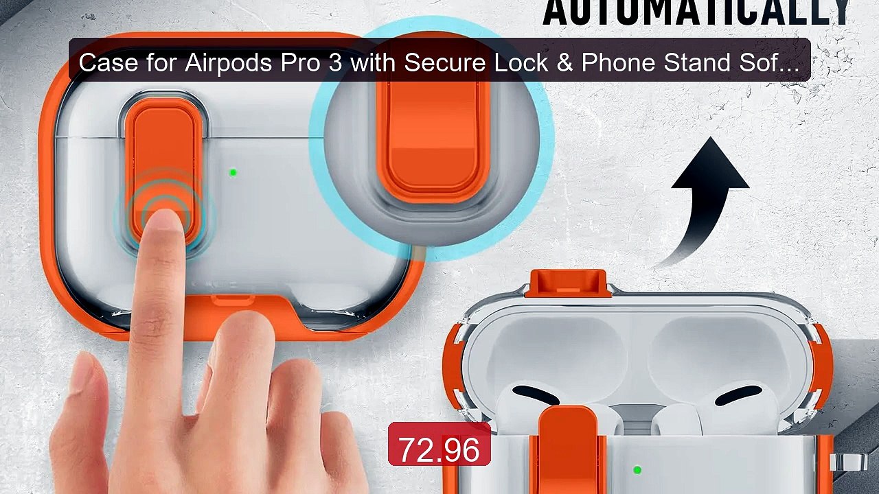 Case for Airpods Pro 3 with Secure Lock & Phone Stand Soft TPU Prot... -- Top Rated 2026 | Buy Now!