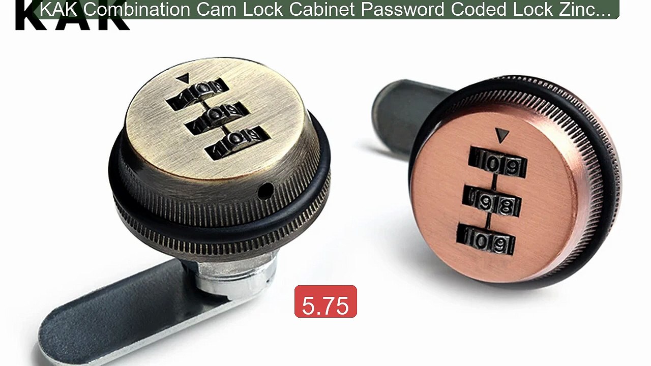 KAK Combination Cam Lock Cabinet Password Coded Lock Zinc All... -- Amazing Value 2026 | Must Have!