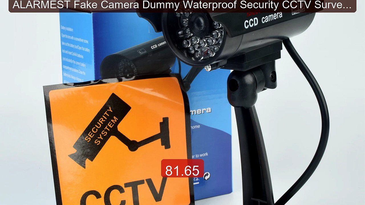 ALARMEST Fake Camera Dummy Waterproof Security CCTV Surveillan... -- Best Buy 2026 | Great Quality!