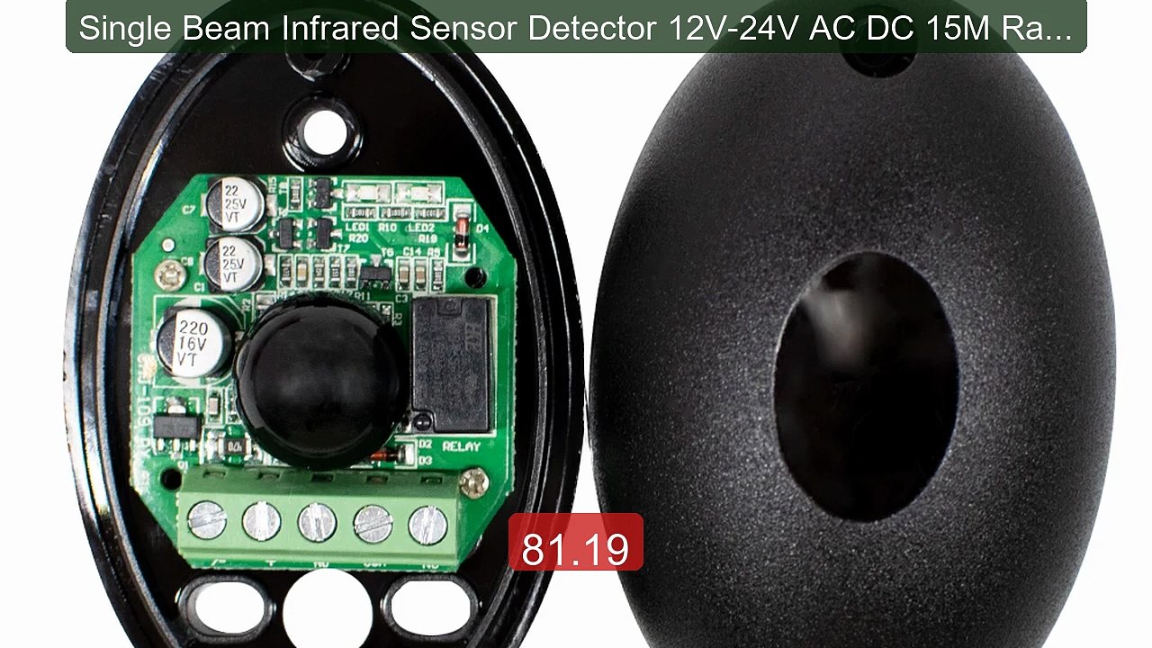 Single Beam Infrared Sensor Detector 12V-24V AC DC 15M Range Transm... -- Top Rated 2026 | Buy Now!