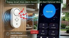 Zigbee Smart Siren Alarm Sound Light Alert Optional Vibration... -- Amazing Value 2026 | Must Have!