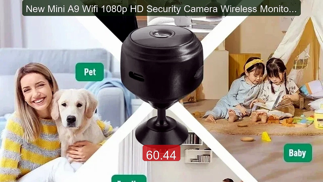 New Mini A9 Wifi 1080p HD Security Camera Wireless Monitoring Secu... -- Best Deal 2026 | Shop Now!