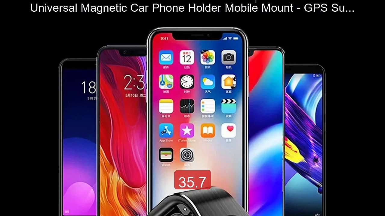 Universal Magnetic Car Phone Holder Mobile Mount - GPS Suppor... -- Amazing Value 2026 | Must Have!