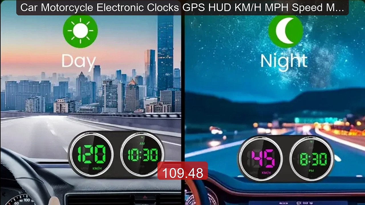 Car Motorcycle Electronic Clocks GPS HUD KM/H MPH Speed Meter... -- Amazing Value 2026 | Must Have!