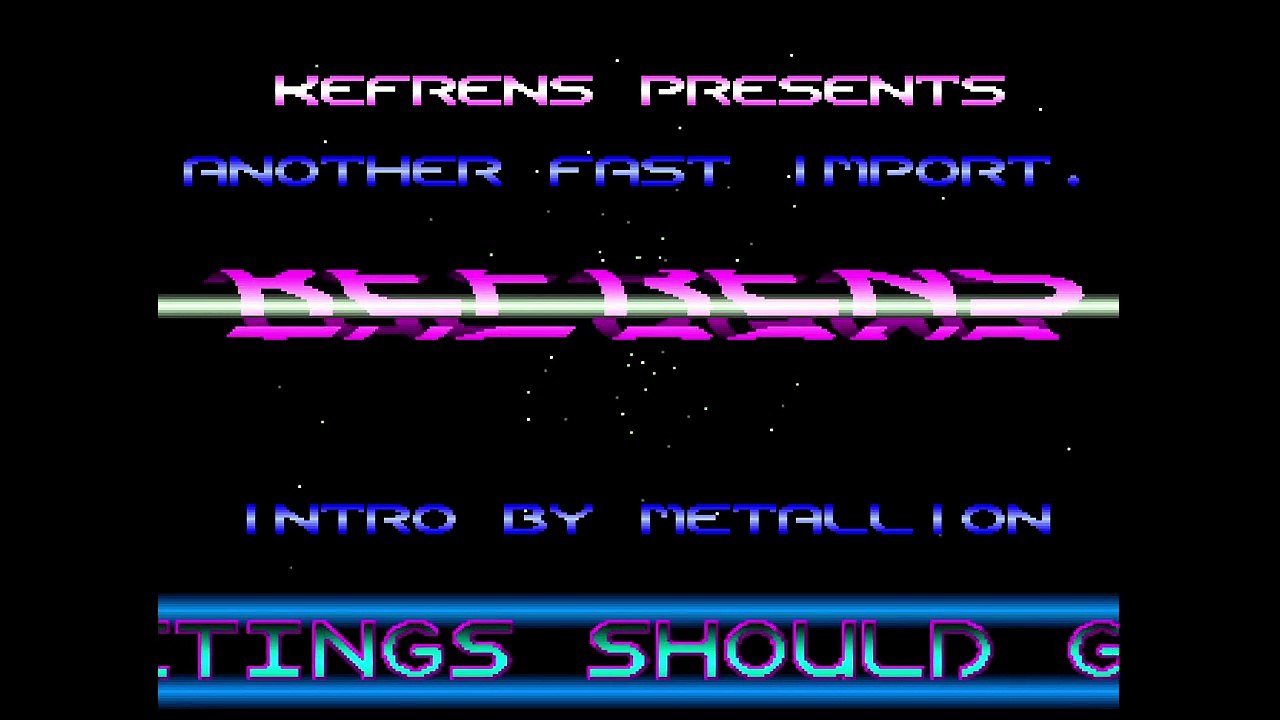 Amiga Intro Another Fast Import by Kefrens and The Band