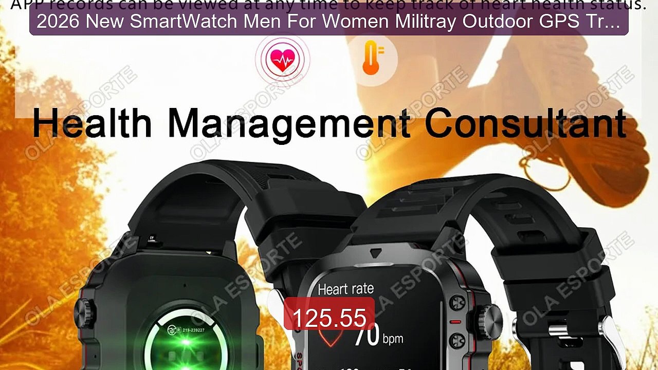 2026 New SmartWatch Men For Women Militray Outdoor GPS Trac... -- Top Pick 2026 | Unbeatable Price!
