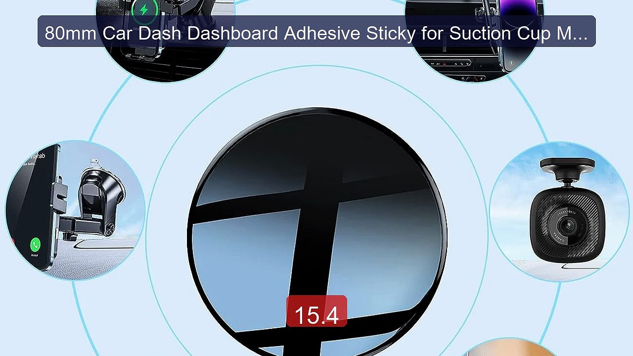 80mm Car Dash Dashboard Adhesive Sticky for Suction Cup Mobile... -- Best Buy 2026 | Great Quality!