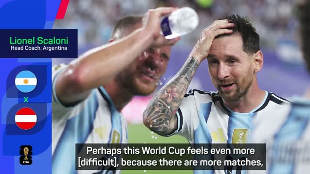 Football is becoming four quarters now - Scaloni
