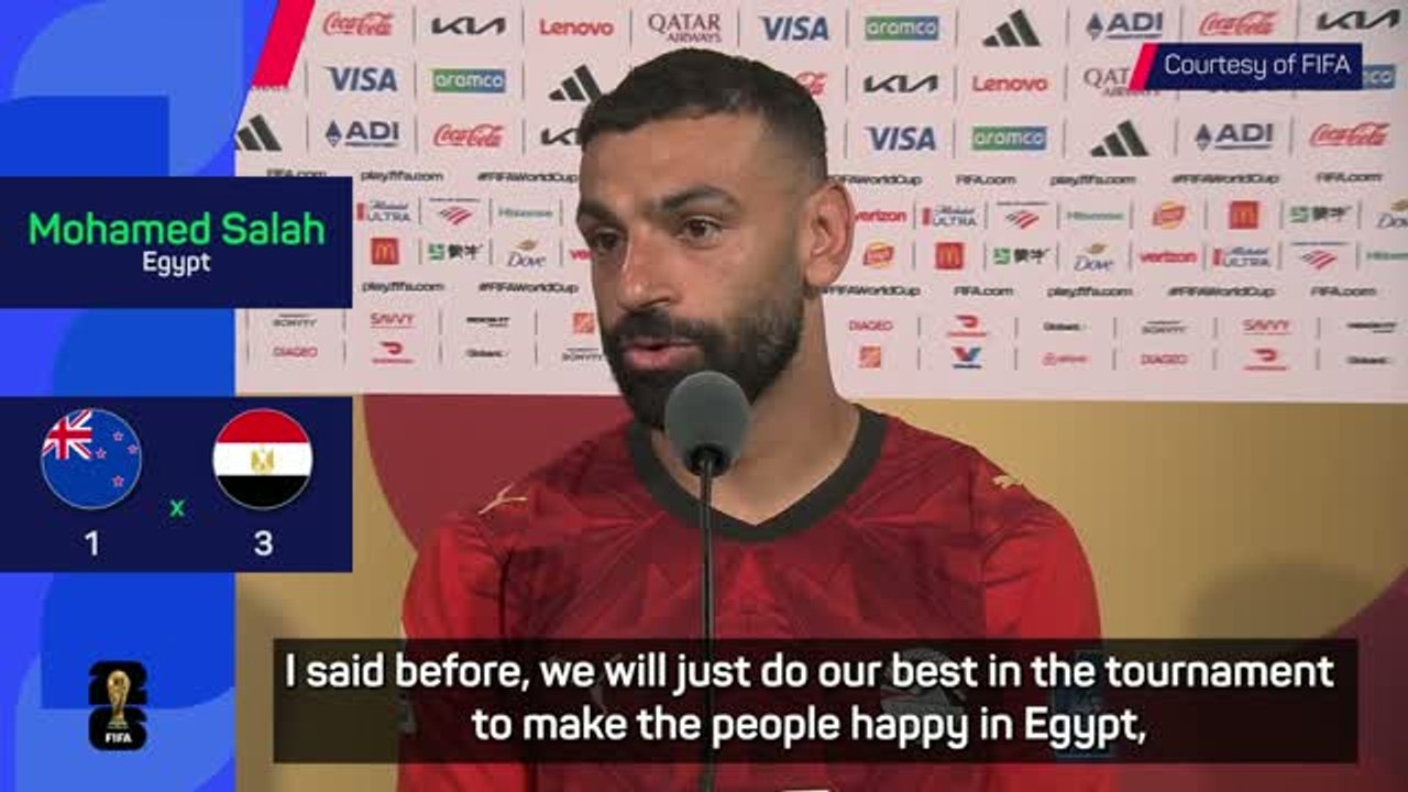 Salah proud to lead Egypt to first ever World Cup win