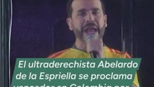 El ultraderechista Abelardo de la Espriella se proclama vencedor en Colombia por menos de un punto en conteo provisional y Petro denuncia irregularidades