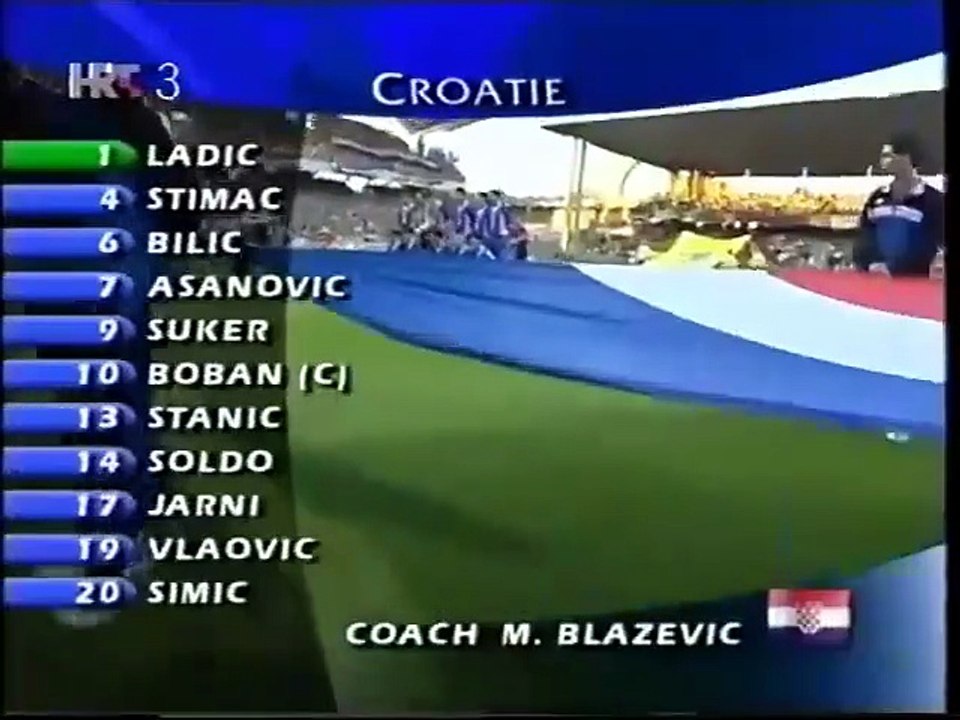 Hrvatska - Njemačka 3:0 (1998. svjetsko prvenstvo)