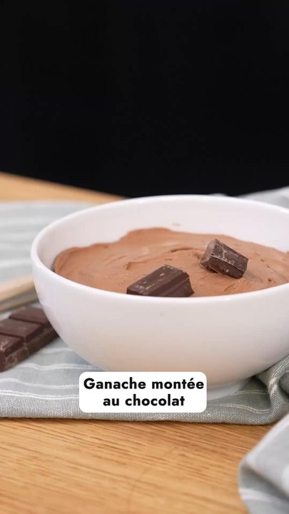 Ganache montée au chocolat