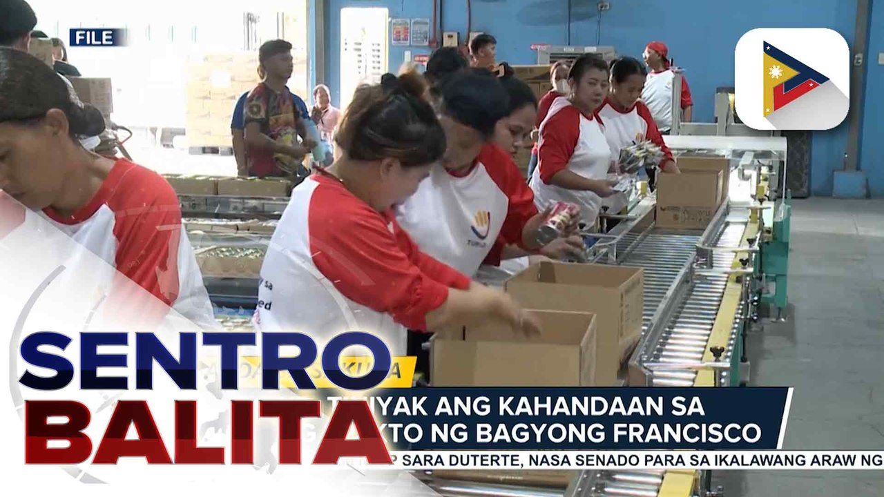 DSWD, tiniyak ang kahandaan sa magiging epekto ng Bagyong #FranciscoPH | ulat ni Gab Villegas