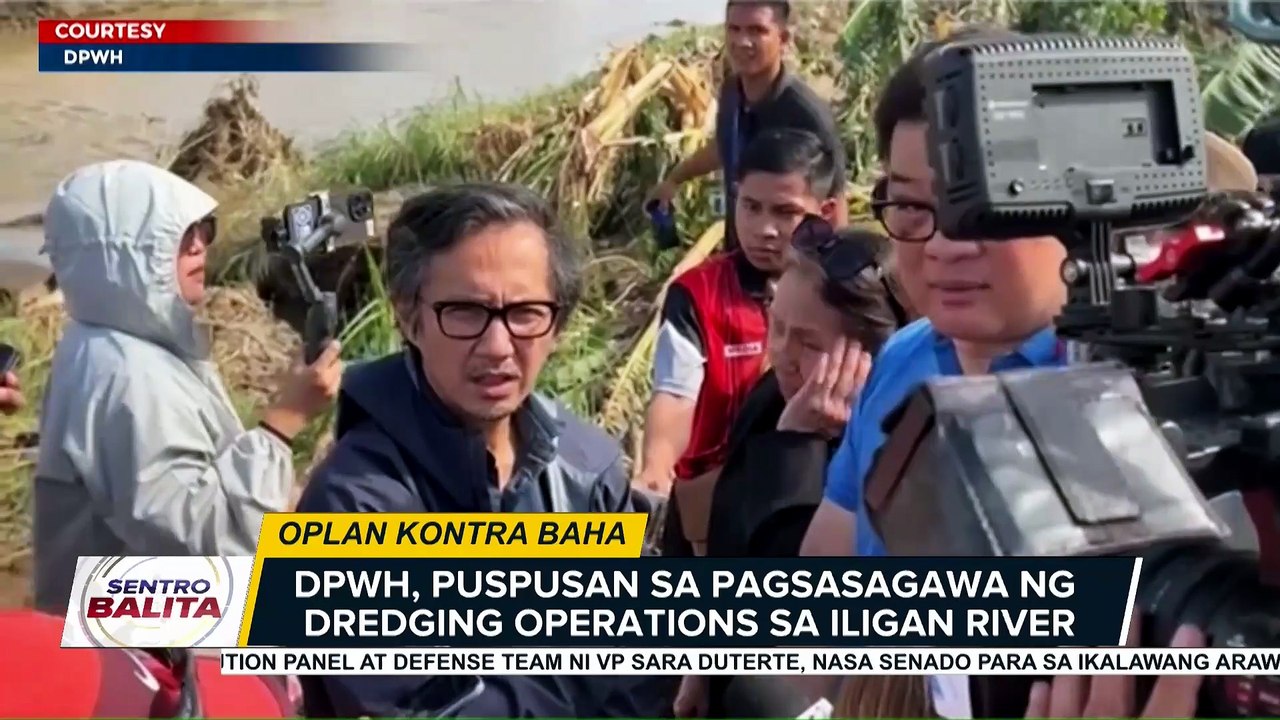DPWH, puspusan sa pagsasagawa ng dredging operations sa Iligan River; temporary bridge bilang pamalit sa nasirang Panul-Iran Steel Bridge, naitayo na | ulat ni Sharif Timhar ng Radyo Pilipinas-Iligan