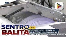 Printing ng computerized voters list para sa BARMM Parliamentary Election 2026, sinimulan na