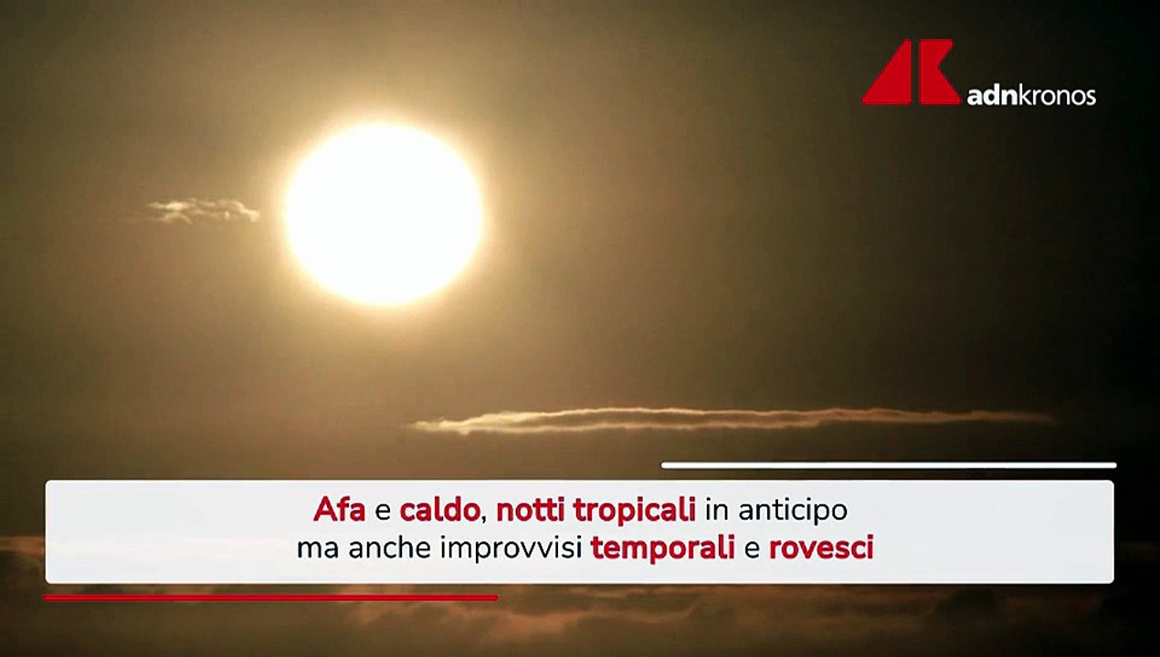 Afa, caldo e notti tropicali: il meteo della settimana