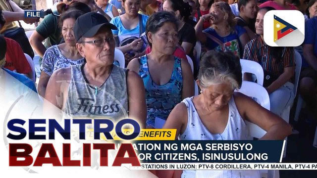 Digitalization ng mga serbisyo para sa senior citizens, isinusulong ng pamahalaan sa ilalim ng e-governance initiative ng Bagong Pilipinas