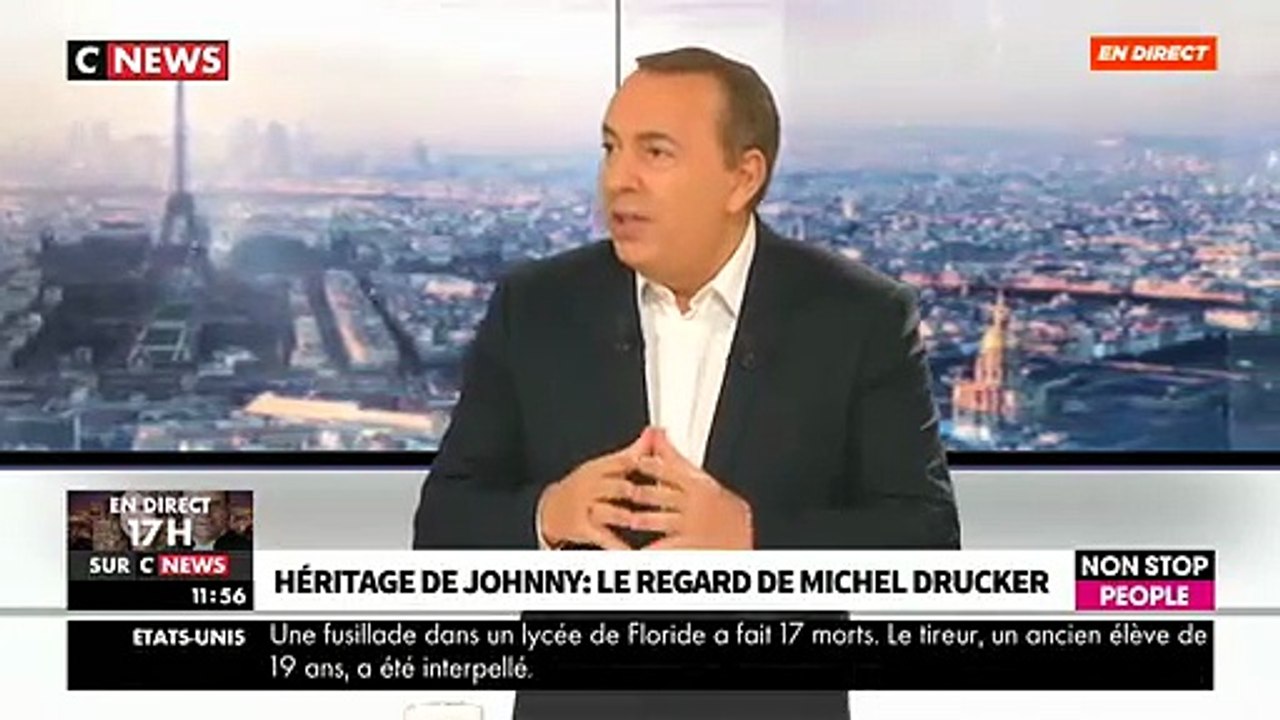 2018 - Michel Drucker : « Je Crois que Johnny Aurait Aimé qu’on Ferme Notre Gueule » - Morandini Live (CNews, 15 Février)