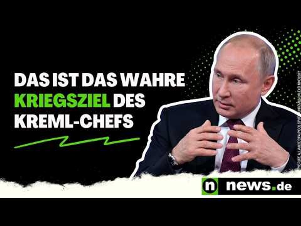 Wladimir Putin im Ukraine-Krieg: Wie einst Adolf Hitler - das wahre Kriegsziel des Kreml-Chefs