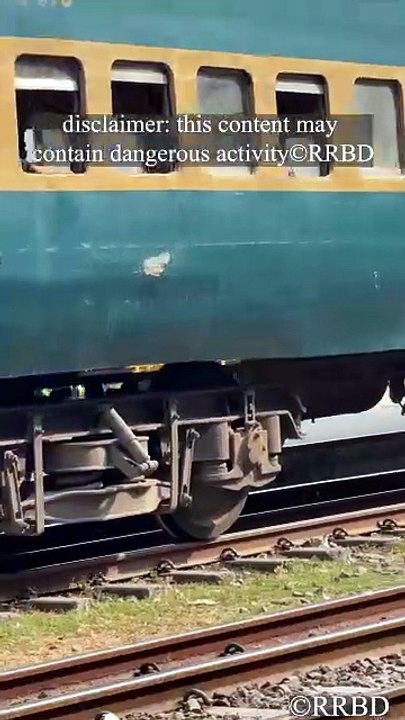 Never chase a running train! 🚂❌