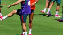 La burla de Cristiano Ronaldo a un compañero por su estatura