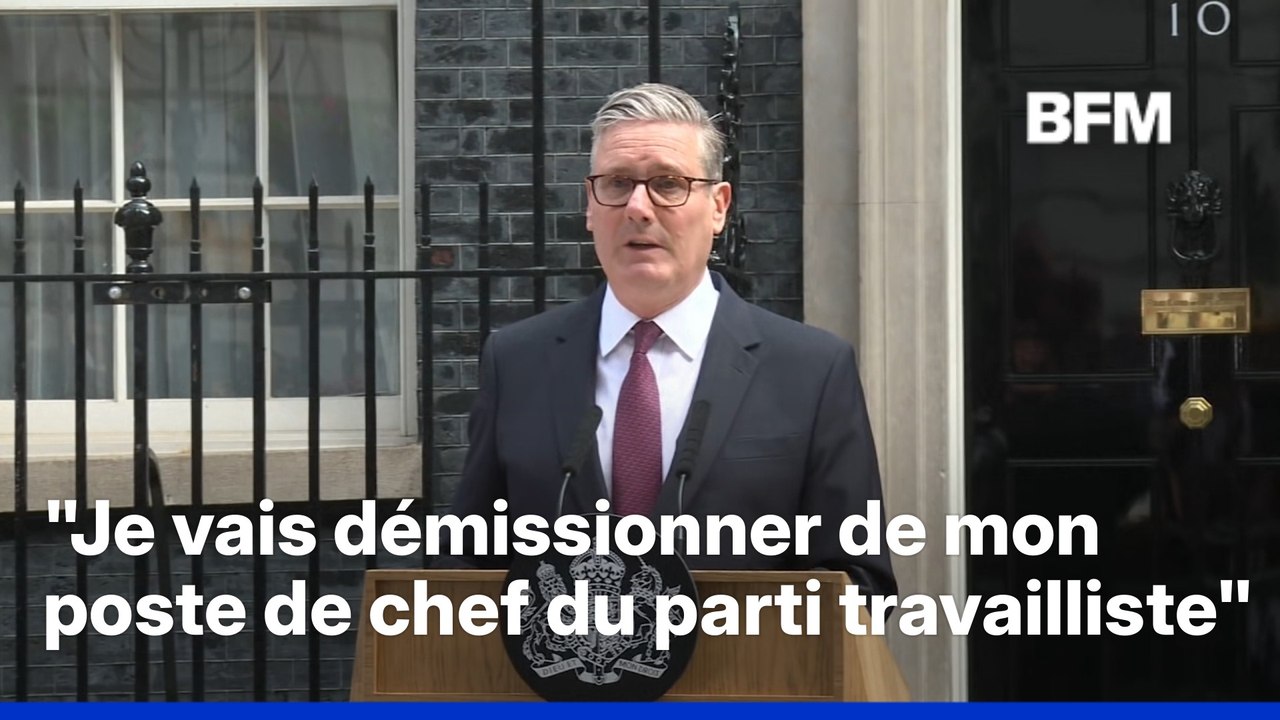 Le Premier ministre britannique Keir Starmer annonce sa démission
