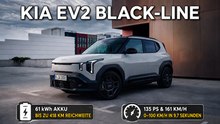 Kia EV2 Black-Line startet als neues Topmodell der Baureihe