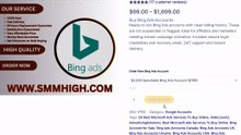 Buy Bing Ads Accounts | Fully Verified Microsoft Advertising Accounts for Sale