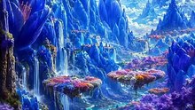 Aetheria | Magical Fantasy World with Floating Islands & Celestial Waterfalls