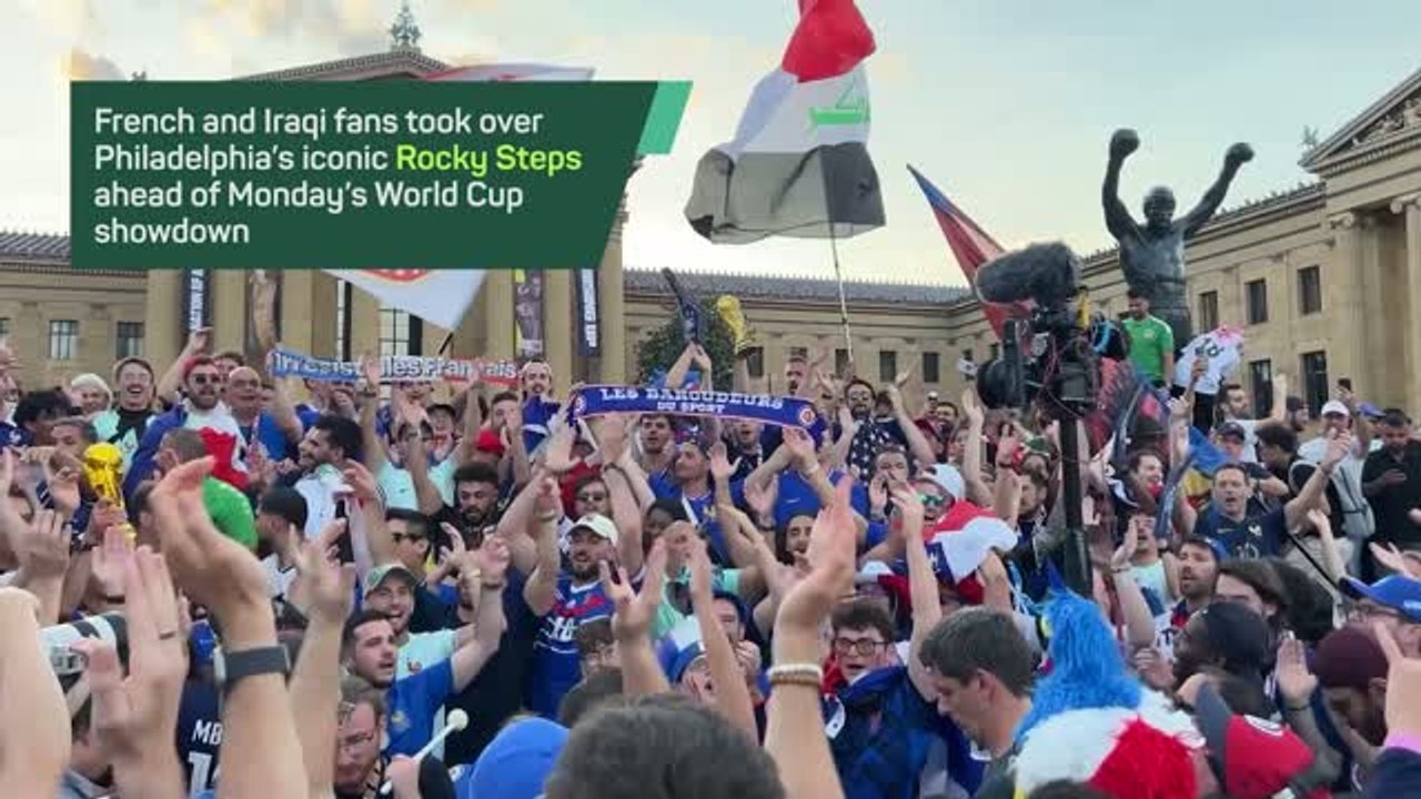 Rocky Steps showdown! - France and Iraq take over Philly