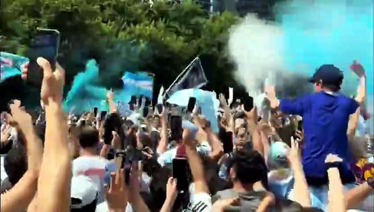 Crazy Scenes as Messi arrives in Dallas with Argentina ahead of their match vs Austria
