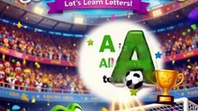 ABC Football Adventure | A for Alligator, B for Bear, C for Cat | Educational Video for Kids
