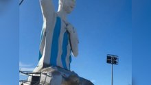Größte Messi-Statue aller Zeiten in Argentinien enthüllt