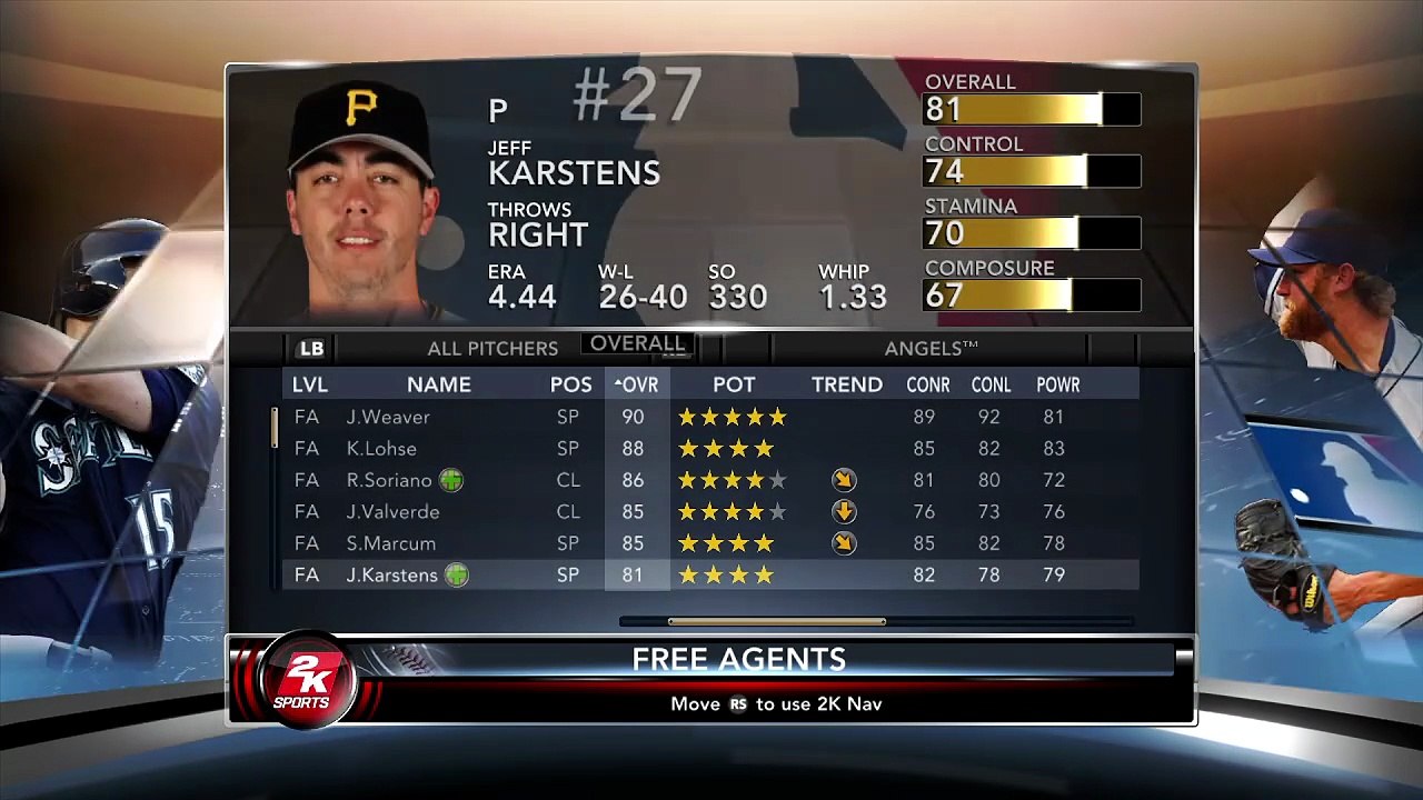 Signing A Player (MLB 2K13)