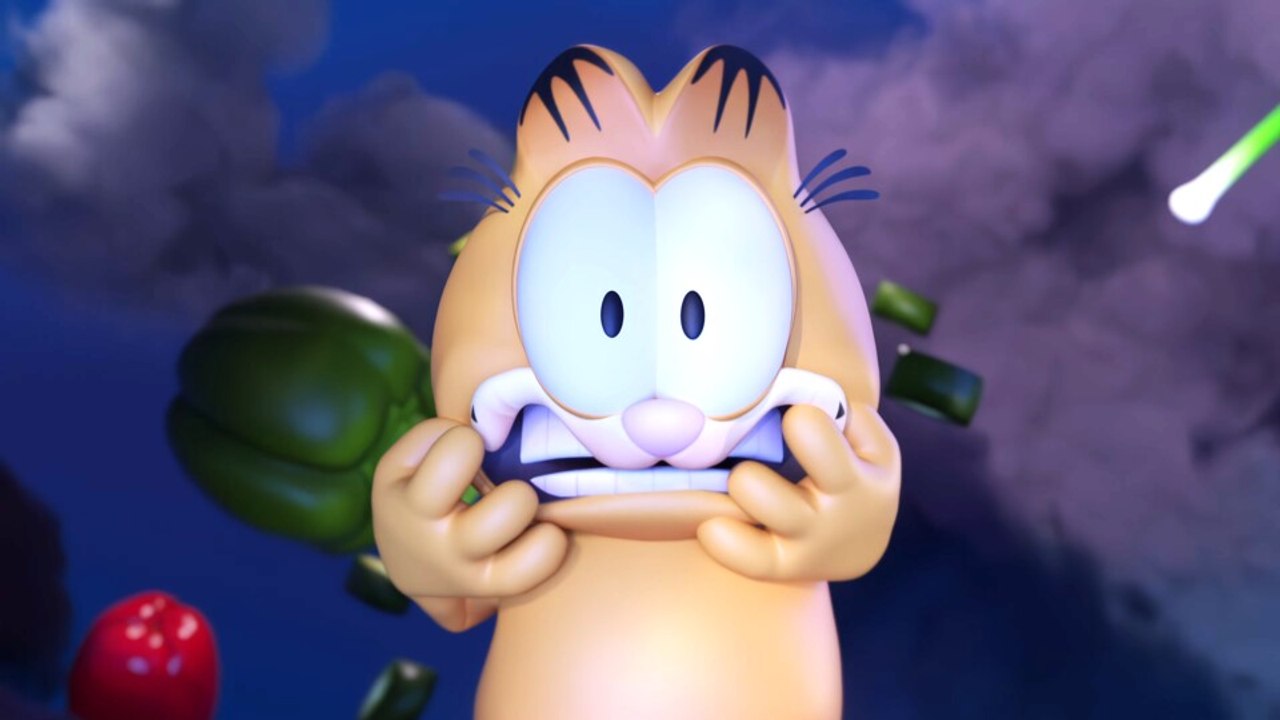 In Garfield - Escape from Monday muss der berühmte Kater einem Albtraum voller Gemüse entkommen