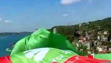 Amedspor Bayrağı köprüye asıldı!