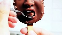 🍫 Chocolate Ice Cream Stick Fun! Spoon Play Creates Sweet Laughs 😂🍦